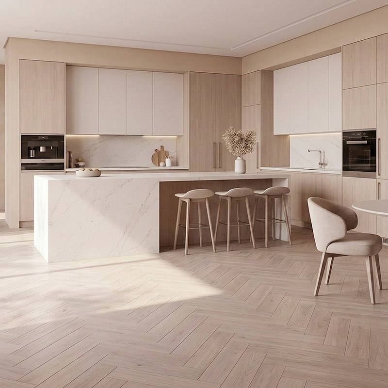 RP Chevron Cask 16 Engineered Wood Flooring Kitchen