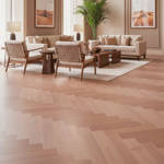 RP Herringbone Cinnamon 21 Engineered Wood Flooring Sitting Area