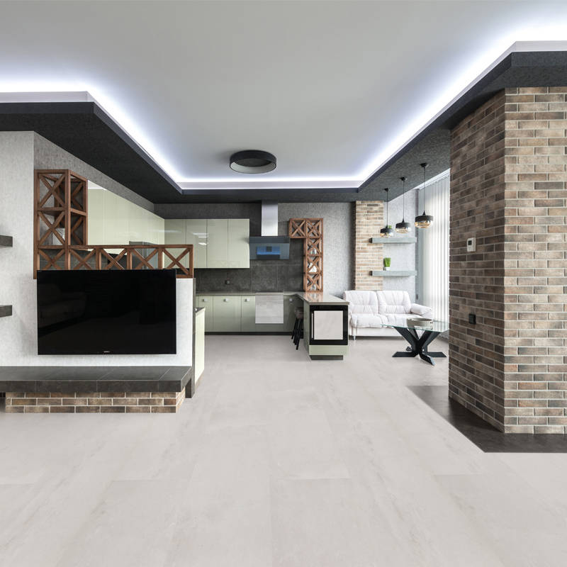 berry alloc pure tiles urban stone light greige vinyl click tiles in common area