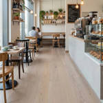 RP Bernera Supreme Dove 14 Engineered Wood Flooring Coffee Shop