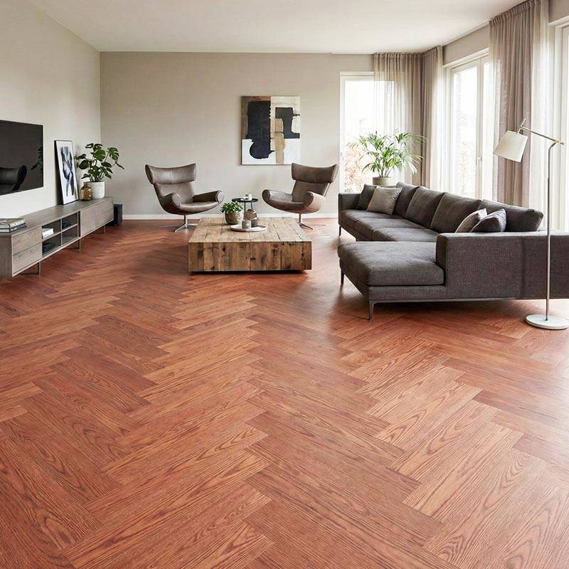 SH Mahogany 09 Engineered Wood Flooring Eternal Herringbone Livingroom