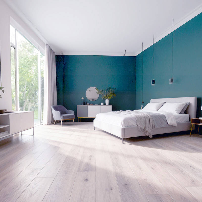 RP Windsor Classic Chalked Oak 03 Engineered Wood Flooring Bedroom Interior