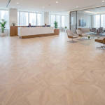 RP Chelsea Square Lush Square Sandcastle 10 Kitchen Reception Sitting Area Wood Flooring