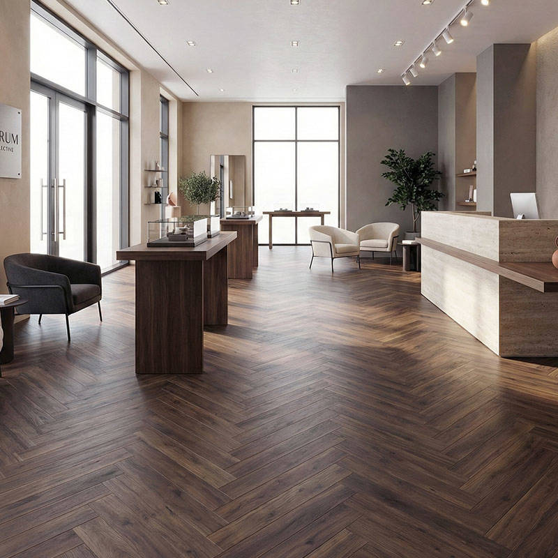 RP Black Walnut Oxford Herringbone 06 Hotel Reception
