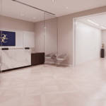 RP Chelsea Square Lush Square Tundra 08 Reception Parquetry Wood Flooring