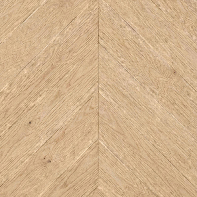 SH Oak 3 Engineered Chevron Wood Flooring Swatch