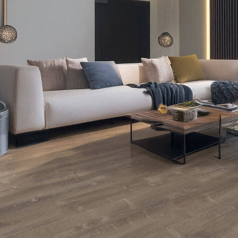 QS Pulse Sand Storm Oak Brown Vinyl Click Flooring Living Room