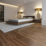 gerbur aqua click jarrah vinyl click floor in modern bedroom