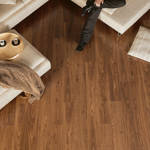living space with waterproof oiled walnut el1043 laminate flooring