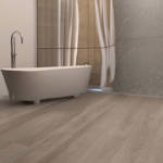 QS Pulse Vineyard Oak Brown Vinyl Click Bathroom