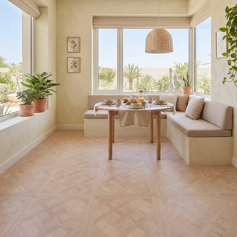 RP Chelsea Square Versailles Heather 12 Parquetry Wood Flooring Villa Dinningbay