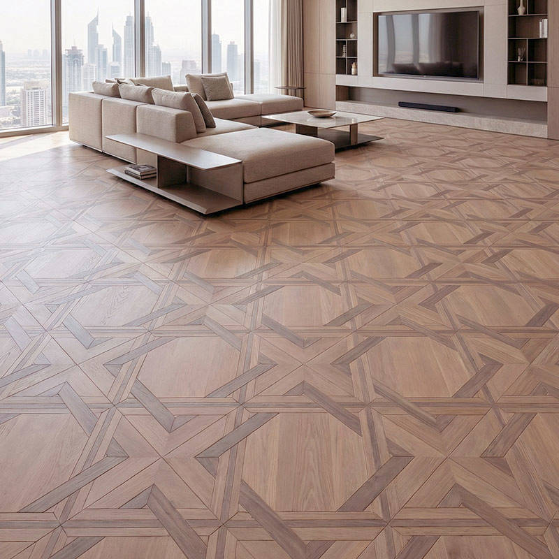 RP Chelsea Square Linear Vogue New Basil 18 Luxury Livingroom Parquetry Wood Flooring