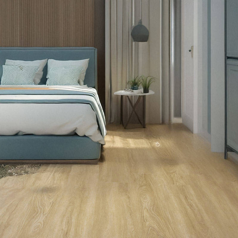 gerbur aqua click cotton wood vinyl click flooring in bedroom