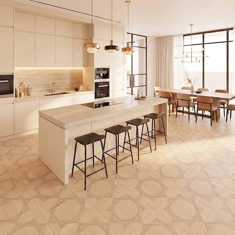 RP Chelsea Square Linear Vogue Butterscotch 19 Kitchen Parquetry Wood Flooring