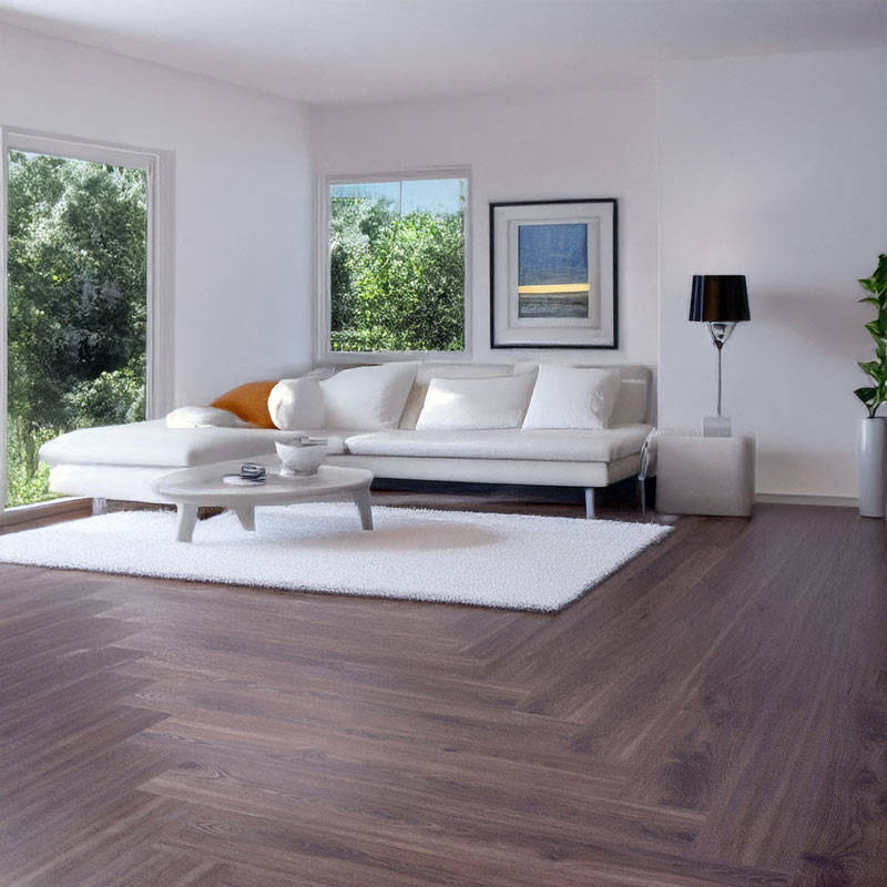Gerbür Nature LVT Tanned Oak Living Room Flooring