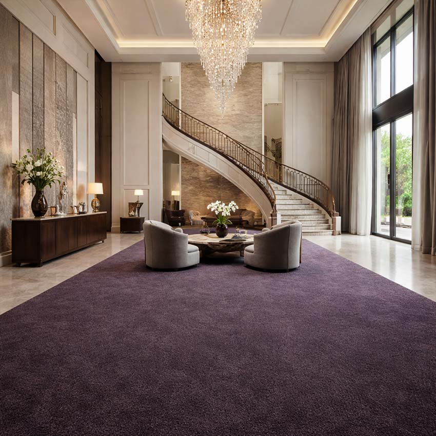 Wall To Wall Carpet Tiles Balta Lily CRP BLT LIL 06 Luxury Villa Entrance Reception Hall