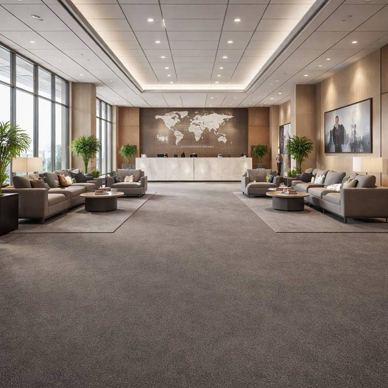 Wall To Wall Carpet Tiles Balta Lily CRP BLT LIL 07 International Business Centre Executive Visitor Lobby