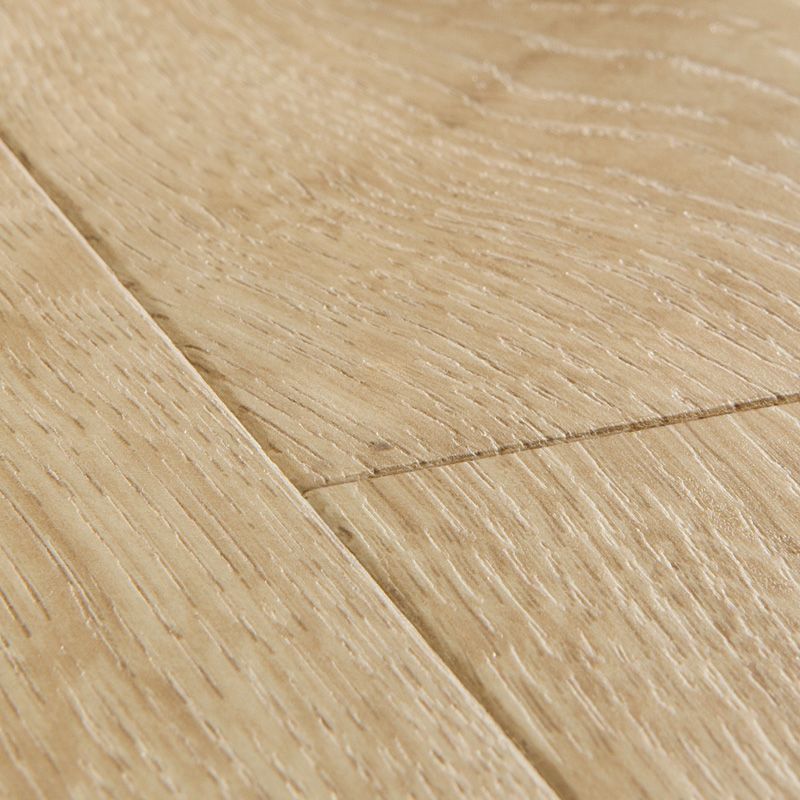 wood grain of a classic laminate oak beige floor