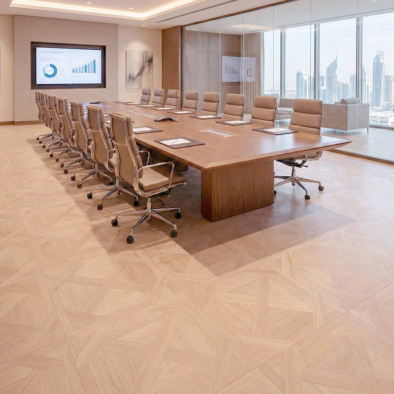 RP Chelsea Square Lush Square Honeycombe 13 Boardroom Parquetry Wood Flooring