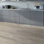 QS Pulse Sand Storm Oak Warm Vinyl Click Flooring Kitchen