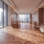 RP Chelsea Square Art Mosaic Cinnamon 21 Reception Waiting Area