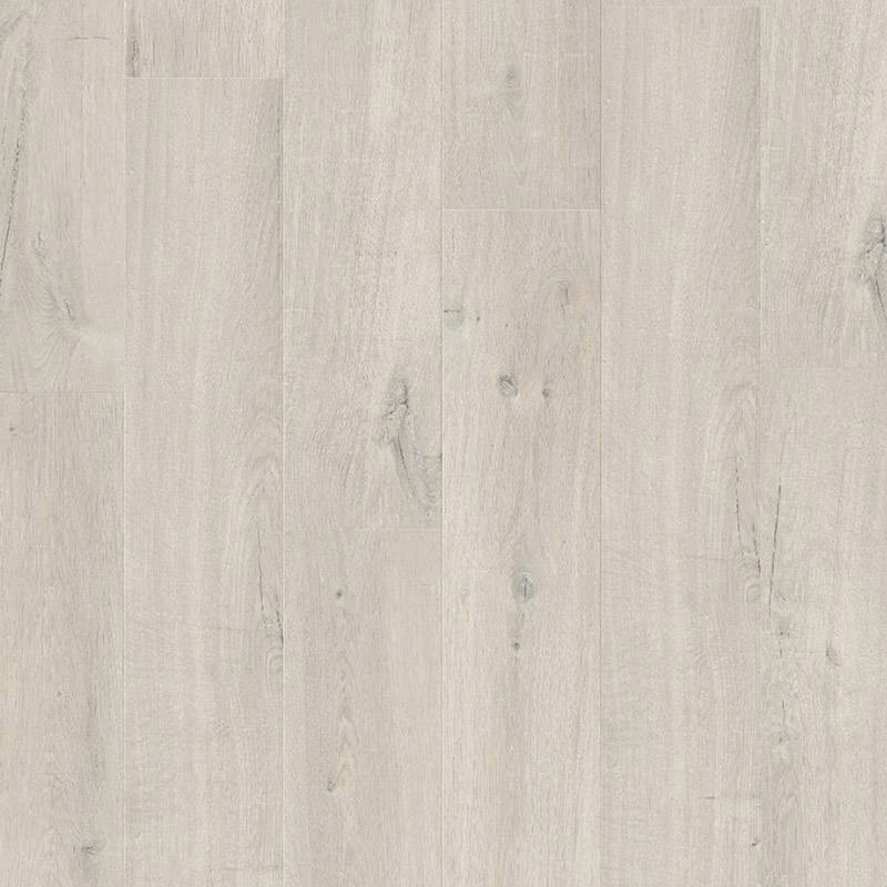 QS Pulse Cotton Oak White Blush Vinyl Click Flooring Swatch