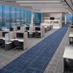 british carpet mills blue casini 558 carpet tiles in office