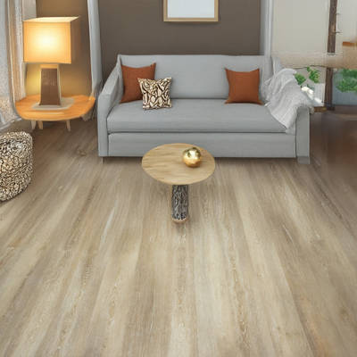 spc engage gerbur oak limed stone plastic composite floor in lounge space