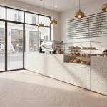 RP Boa Hybrid Herringbone Mist 07 Coffee Shop Enginrred Wood Flooring