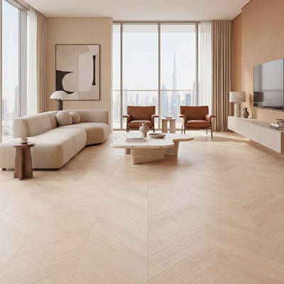 RP Chevron Dawn 09 Engineered Wood Flooring Livingroom