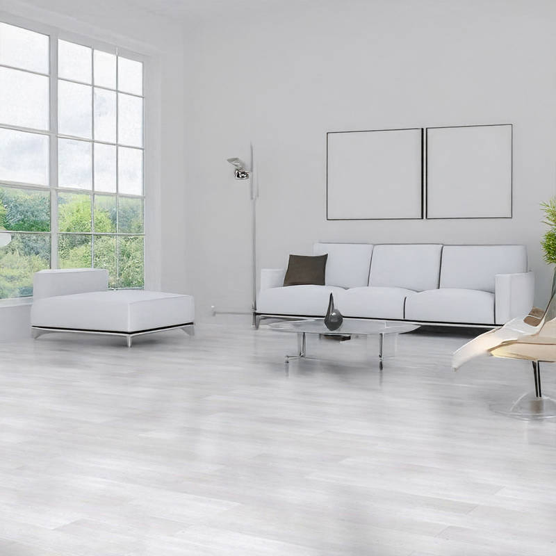 gerbur prime white spruce laminate flooring in lounge