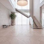 RP Chelsea Square Elegant Wave Mist 07 Parquetry Flooring Villa Entrance
