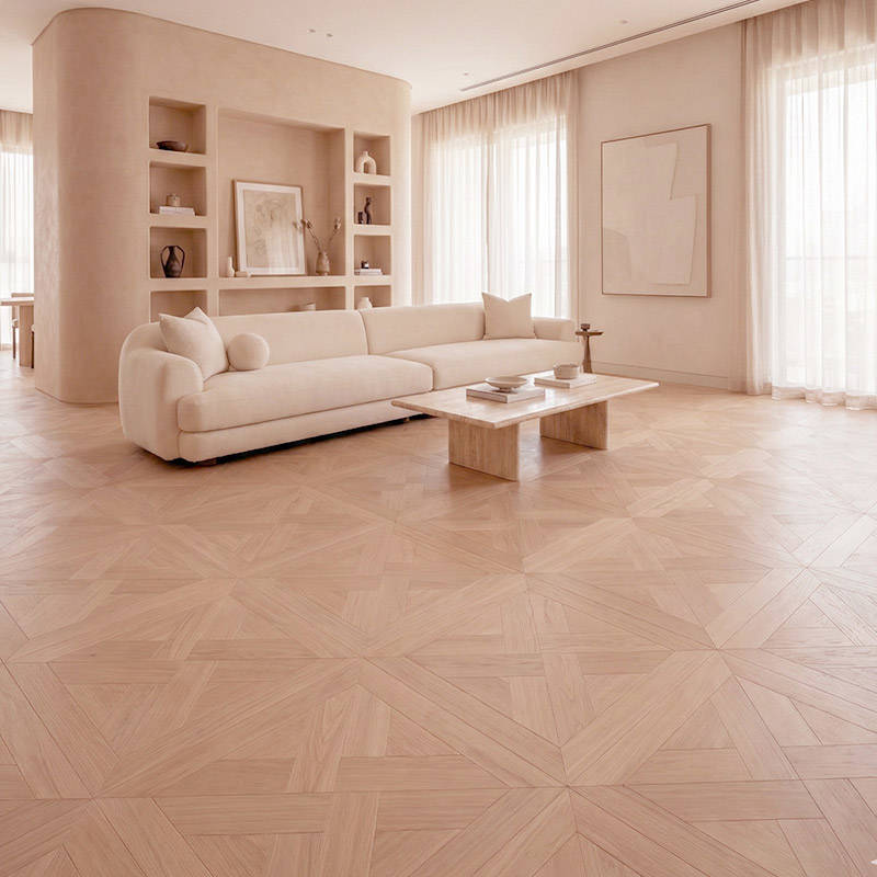 RP Chelsea Square Elegant Wave Heather 12 Parquetry Wood Flooring Livingroom