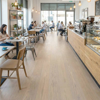 RP Bernera Supreme Tawny 15 Engineered Wood Flooring Coffee Shop
