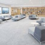 Wall To Wall Carpet Tiles Balta Lily CRP BLT LIL 02 Training Centre Waiting Hall
