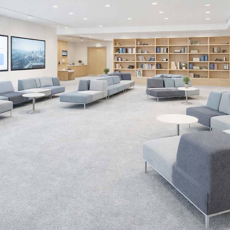 Wall To Wall Carpet Tiles Balta Lily CRP BLT LIL 02 Training Centre Waiting Hall