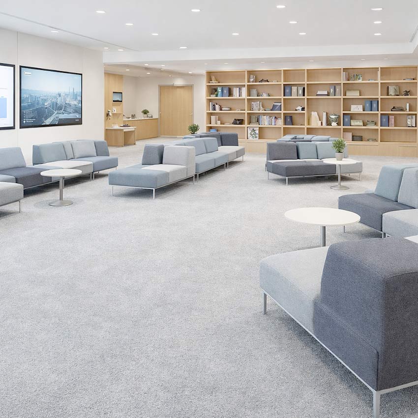 Wall To Wall Carpet Tiles Balta Lily CRP BLT LIL 02 Training Centre Waiting Hall