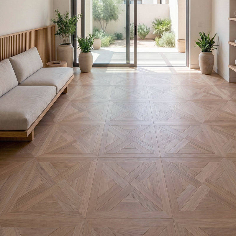 RP Chelsea Square Elegant Wave New England 17 Parquetry Wood Flooring Livingroom