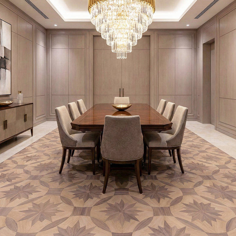 RP Chelsea Square Magnificence Cask 16 Dinning Parquetry Wood Flooring