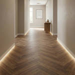 RP Natural Walnut Herringbone 05 Hallway