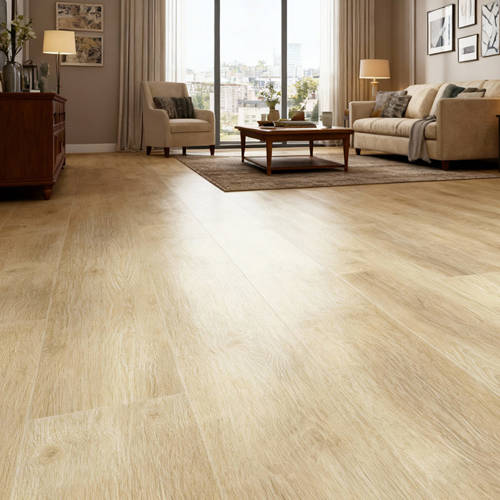 spc engage gerbur oak limed stone plastic composite floor in lounge