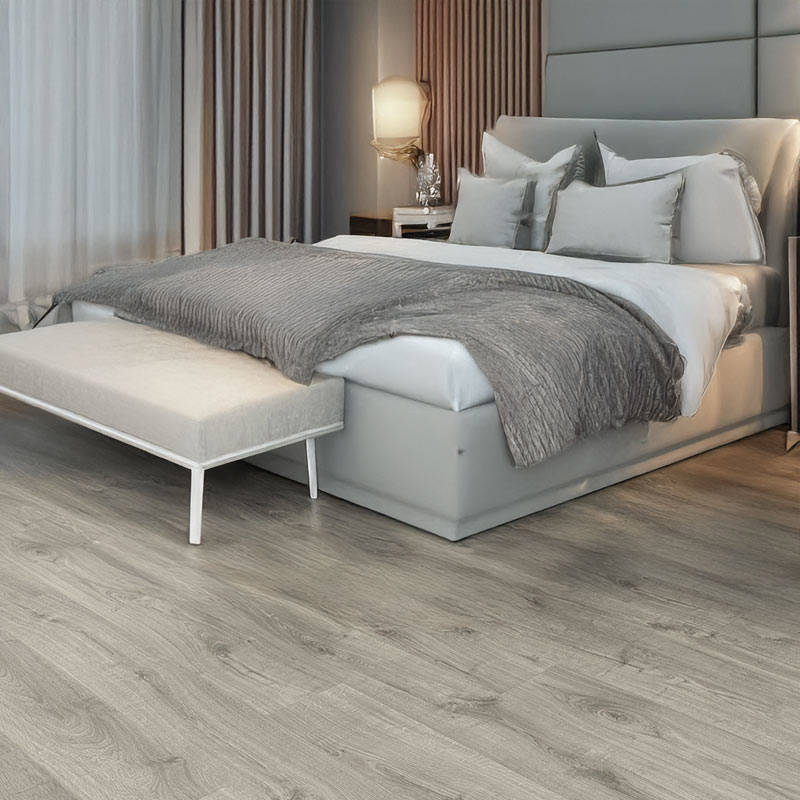 QS Pulse Autumn Oak Warm Grey Vinyl Click Bed Room
