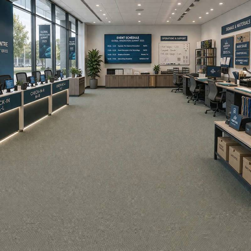 Anemone Carpet Tiles CRP BLT ANMN 05 Convention Centre Registration Support Office