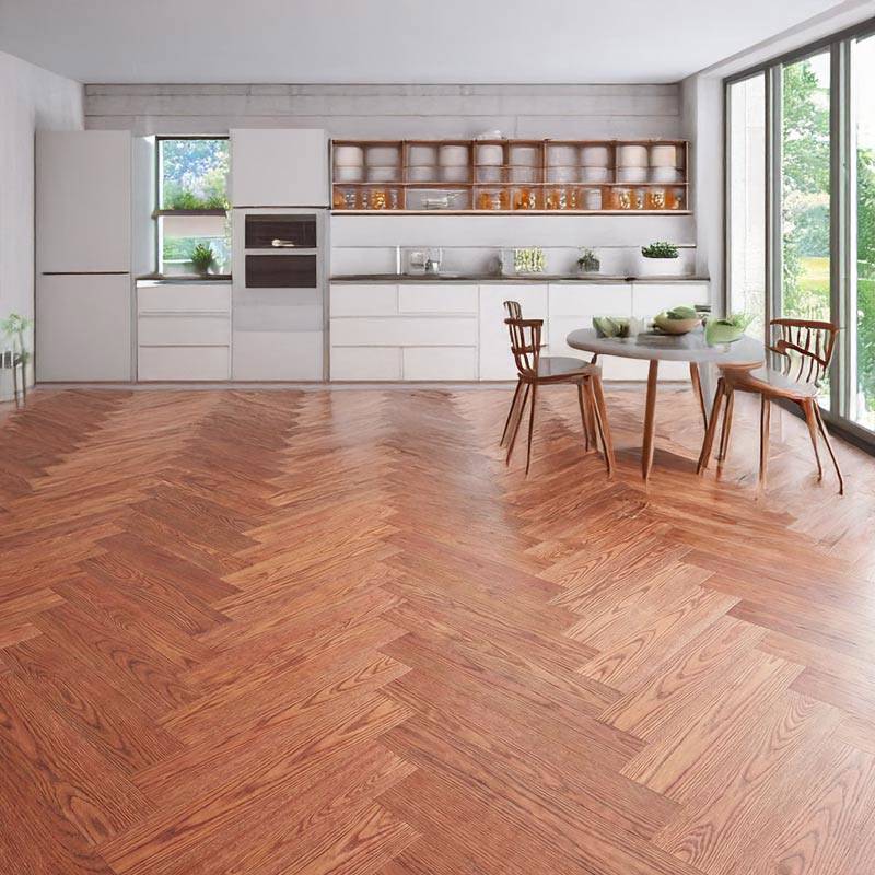 SH Mahogany 09 Engineered Wood Flooring Eternal Herringbone Kitchen Flooring