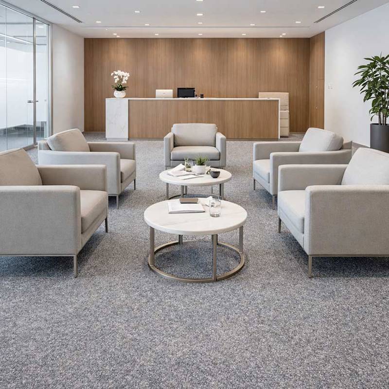Wall To Wall Carpet For Modern Corporate Reception Area CRP BEAUL JAIP 05