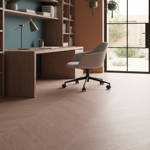RP Chevron Basil 18 Engineered Wood Flooring Home Office