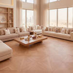 RP Chelsea Square Gilded Lines New Cinnamon 21 Livingroom Parquetry Wood Flooring