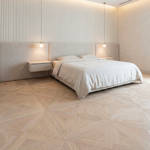 RP Chelsea Square Elegant Wave Sandstone 10 Parquetry Wood Flooring Bedroom