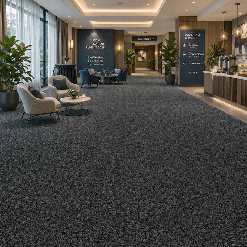 Shark 990 Carpet Tiles Modern Hotel Conference Lounge With Carpet