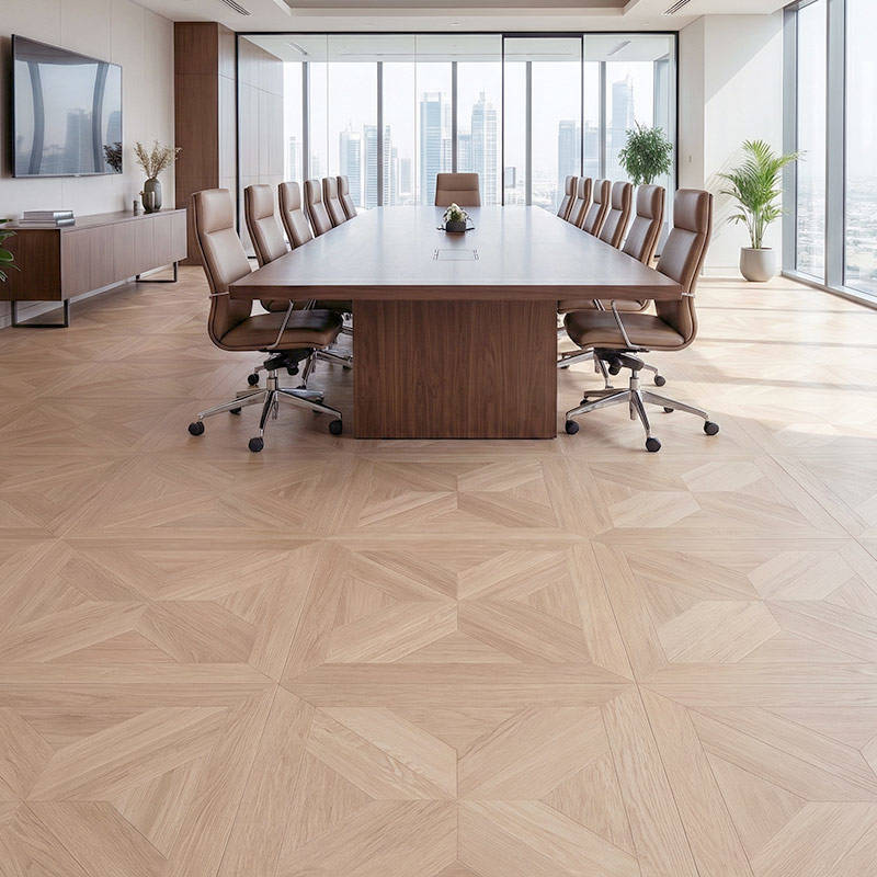 RP Chelsea Square Gilded Lines Heather 12 Boadroom Parquetry Wood Flooring